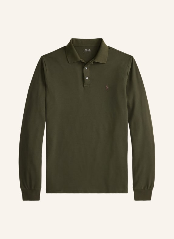POLO RALPH LAUREN Pletená polokošile KHAKI