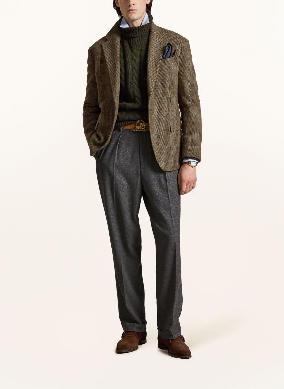 POLO RALPH LAUREN Flanellen broek SUFFIELD Relaxed Fit DONKERGRIJS
