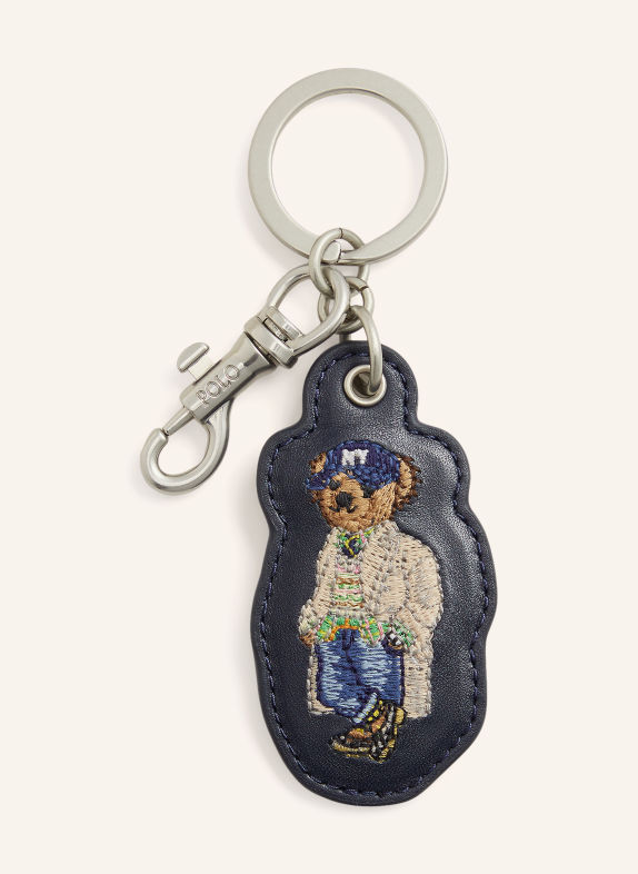 POLO RALPH LAUREN Key ring DARK BLUE / SILVER