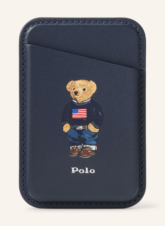 POLO RALPH LAUREN Etui na karty GRANATOWY