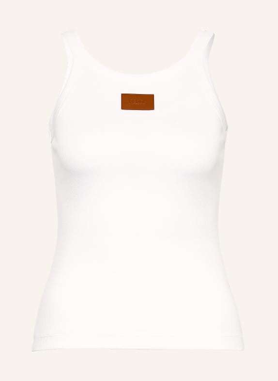 FENDI Top WHITE / BROWN