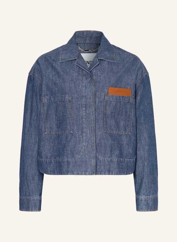 FENDI Jeansjacke F0QB0 NAVY