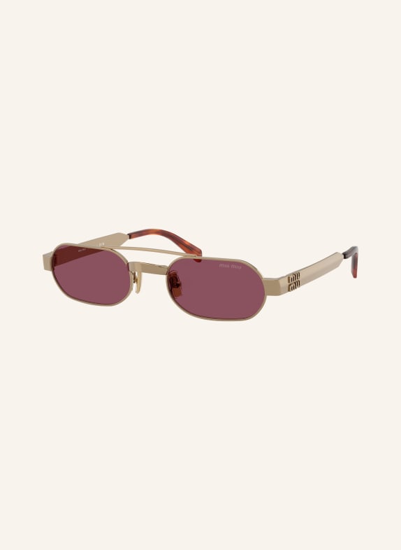 MIU MIU Sonnenbrille MU B52S GOLD/ DUNKELLILA