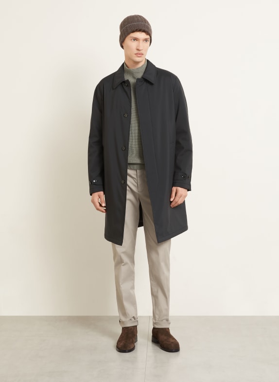 Brioni Mantel DONKERBLAUW