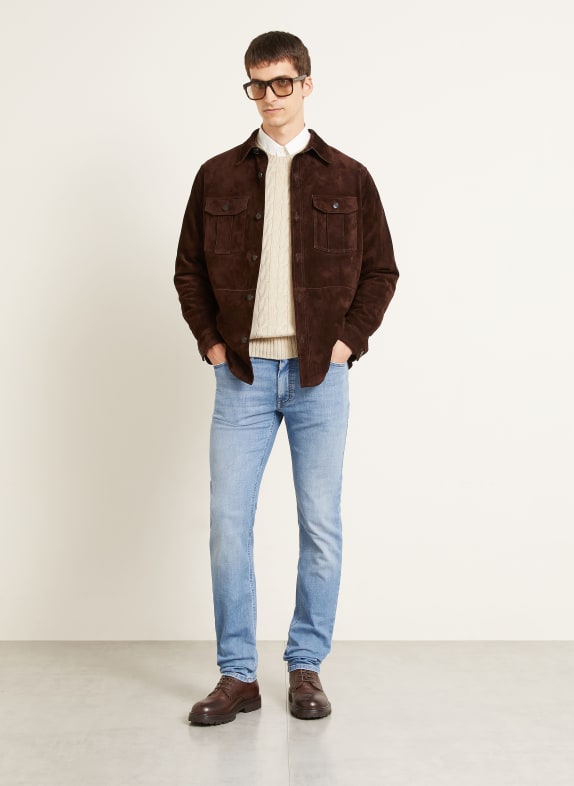 Brioni Jeans MERIBEL Regular Fit 4800 BLUETTE