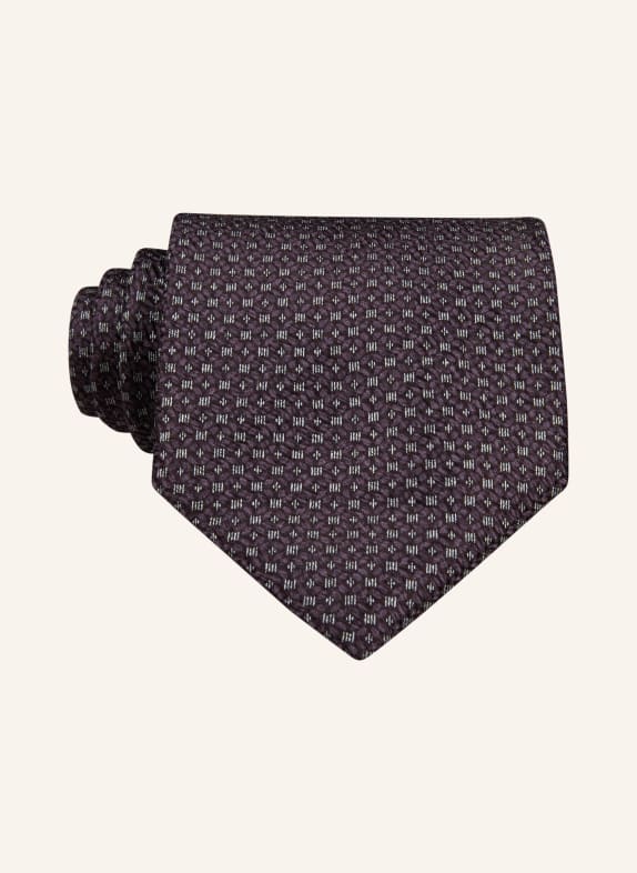 Brioni Tie DARK PURPLE / BLUE GRAY
