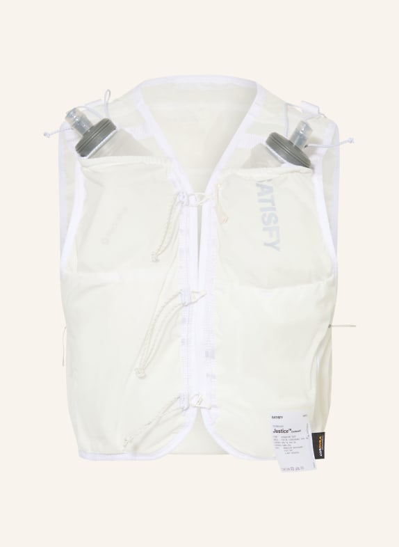 SATISFY JUSTICE™ CORDURA® 5L HYDRATION Running vest WHITE