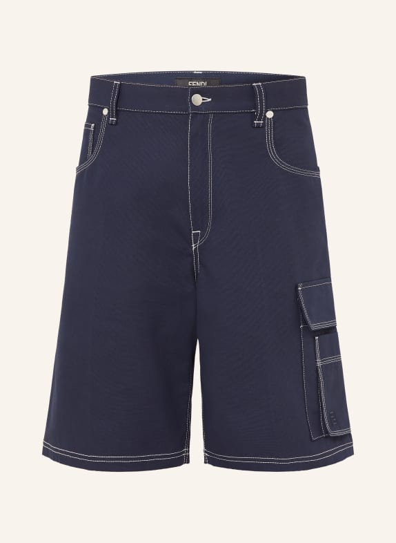 FENDI Cargoshorts DUNKELBLAU