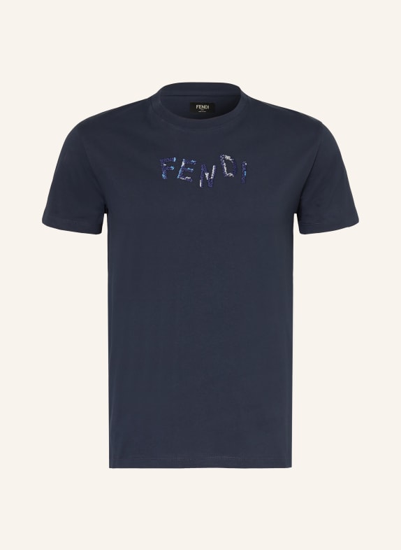 FENDI T-Shirt DUNKELBLAU