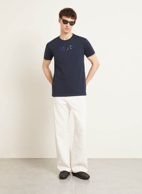 FENDI T-Shirt DUNKELBLAU