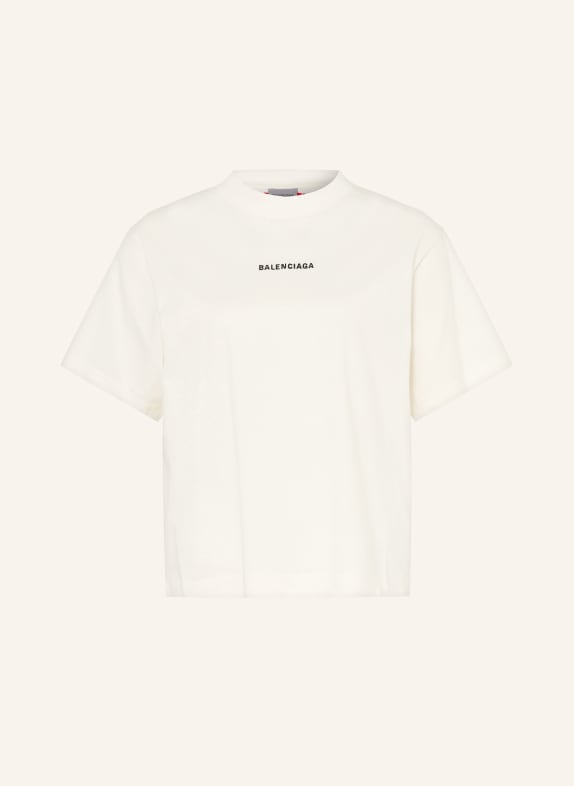 BALENCIAGA T-Shirt CREME / SCHWARZ