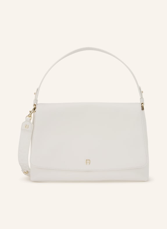 AIGNER Umhängetasche ZITA MEDIUM WEISS / GOLD