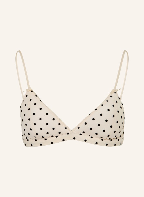 NEO NOIR Soutien-gorge triangle CALLA DOT ÉCRU / NOIR