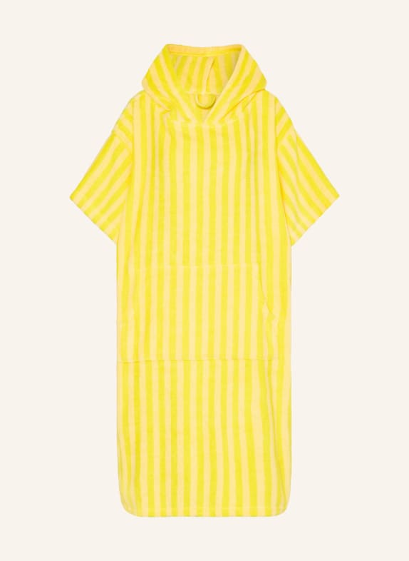 BONGUSTA Unisex-Poncho NARAM mit Kapuze GELB / HELLGELB