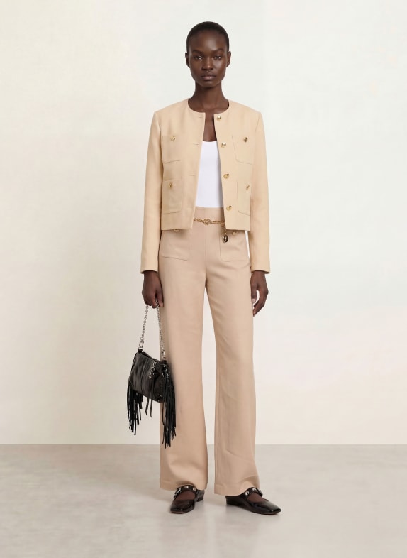 maje Kastenjacke BEIGE