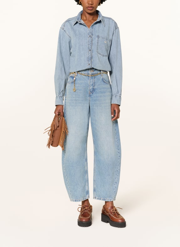 maje Jeansbluse HELLBLAU