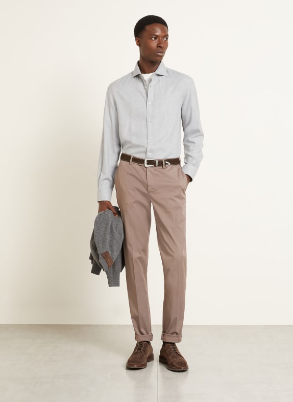 BRUNELLO CUCINELLI Hemd Comfort Fit HELLGRAU