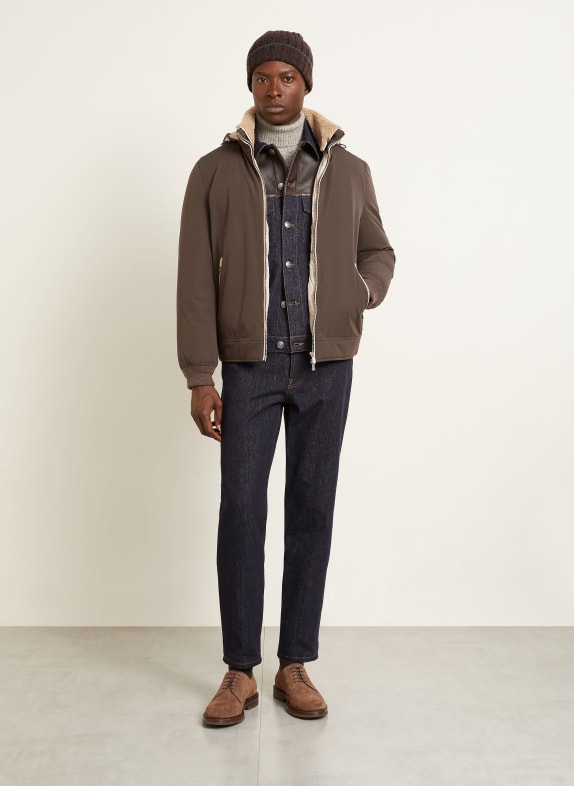 BRUNELLO CUCINELLI Donsjas MARRON FONCÉ