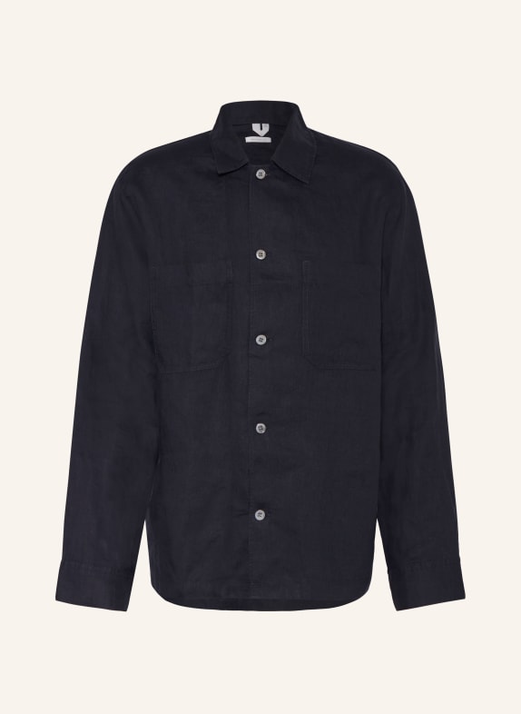 ARKET Leinenhemd Relaxed Fit DUNKELBLAU