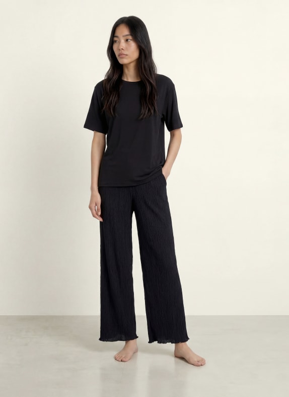 CALIDA Slaaphemd FAVOURITES LAYERING ZWART