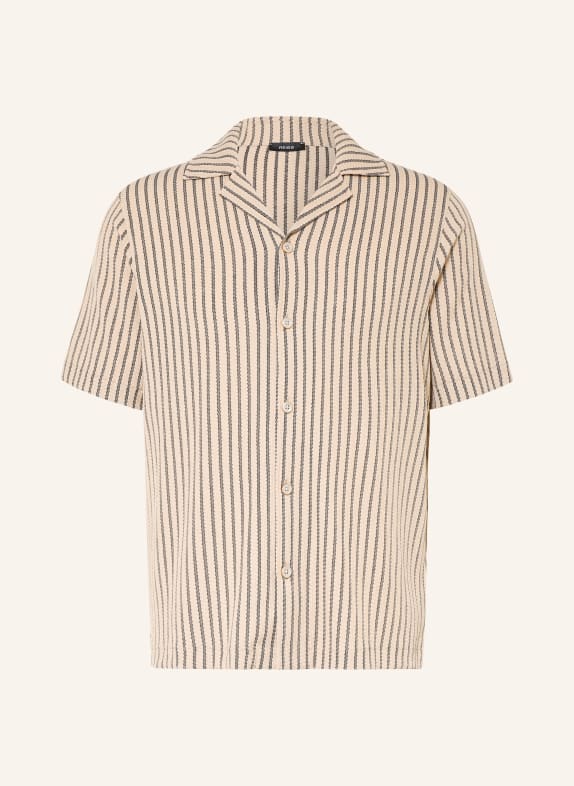 REISS Resorthemd GRIFF Comfort Fit BEIGE / GRAU