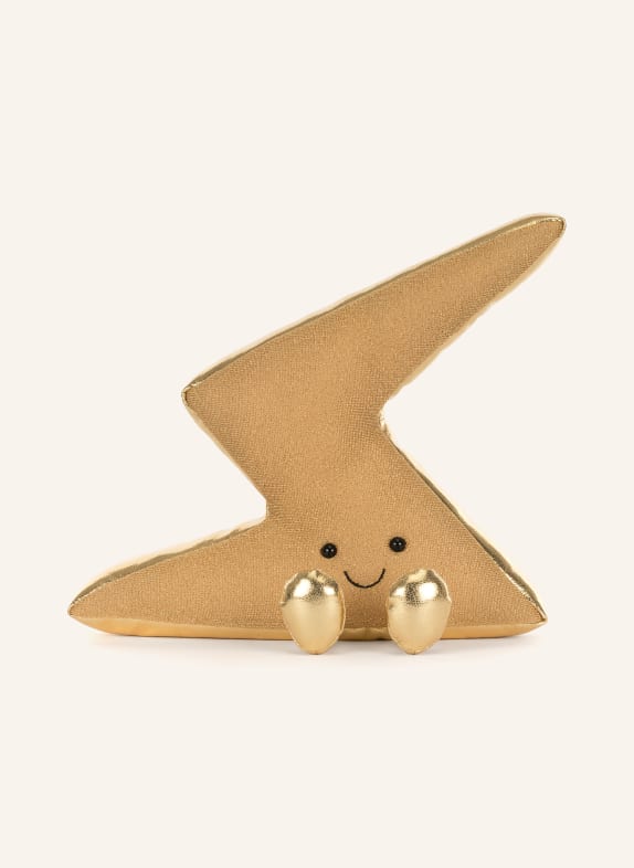 Jellycat Pluche speelgoed AMUSEABLES ZAPPERTY LIGHTNING BOLT GOUD