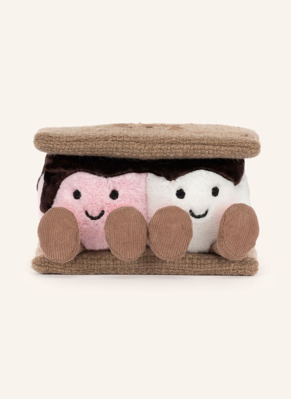 Jellycat Pluche speelgoed AMUSEABLES S'MORES BEIGE / ROZE / WIT