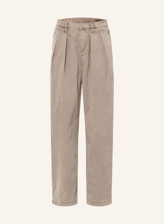 ALLSAINTS BECCO Regular Fit Jeans 4674 STONE BROWN