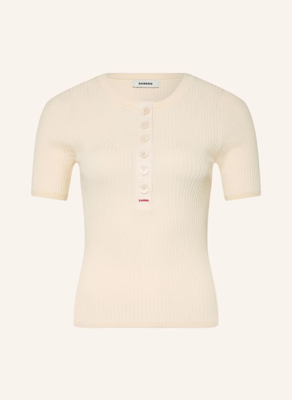 SANDRO Strickshirt ECRU