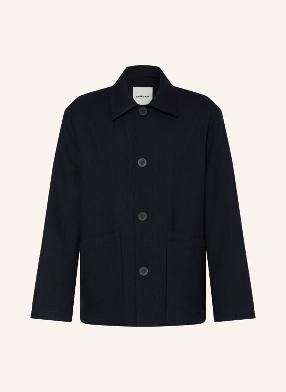 SANDRO Overshirt DUNKELBLAU
