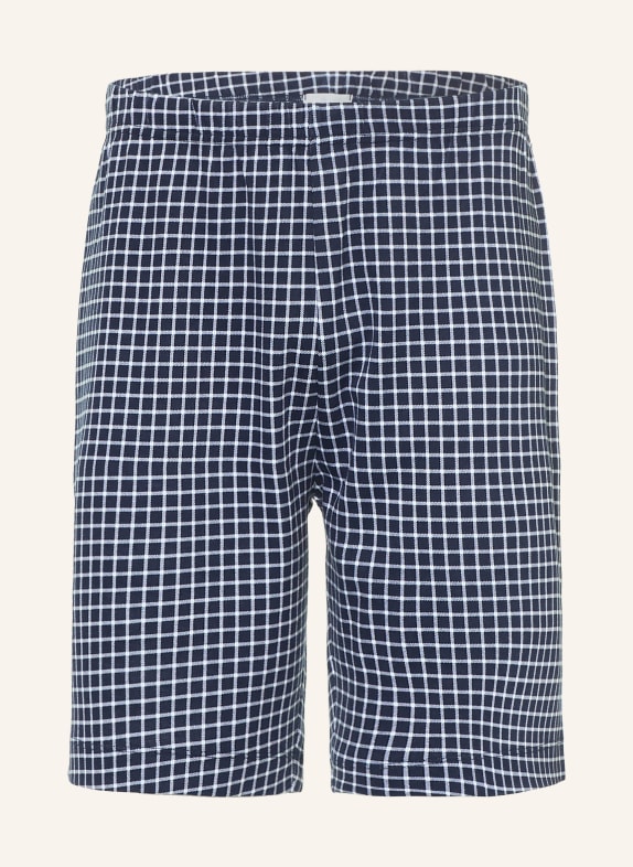 mey Pyjamashorts uit de WHITE CHECK-serie DONKERBLAUW / WIT