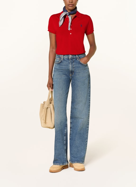 POLO RALPH LAUREN Piqué-Poloshirt ROT