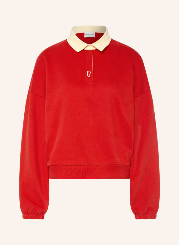 CLAUDIE PIERLOT Sweatshirt ROT / HELLGELB