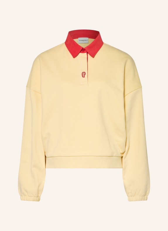 CLAUDIE PIERLOT Sweatshirt HELLGELB / ROT