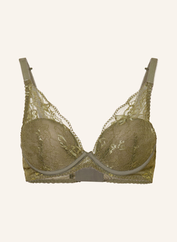 CHANTELLE Biustonosz z fiszbinami PULP KISS 0WQ ARMY KHAKI