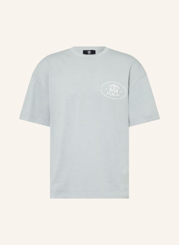 REISS CLEMENT T-shirt BLUE GRAY / WHITE