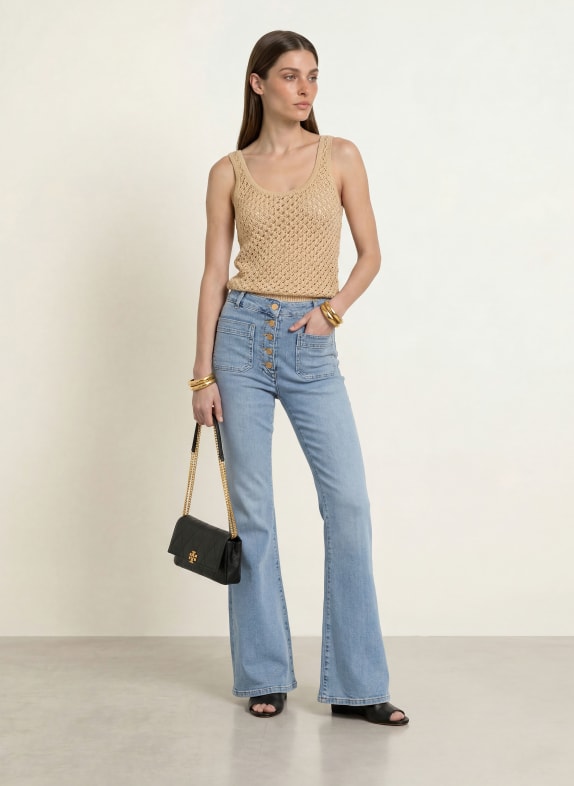 REISS Flared jeans CALI 45 LIGHT BLUE
