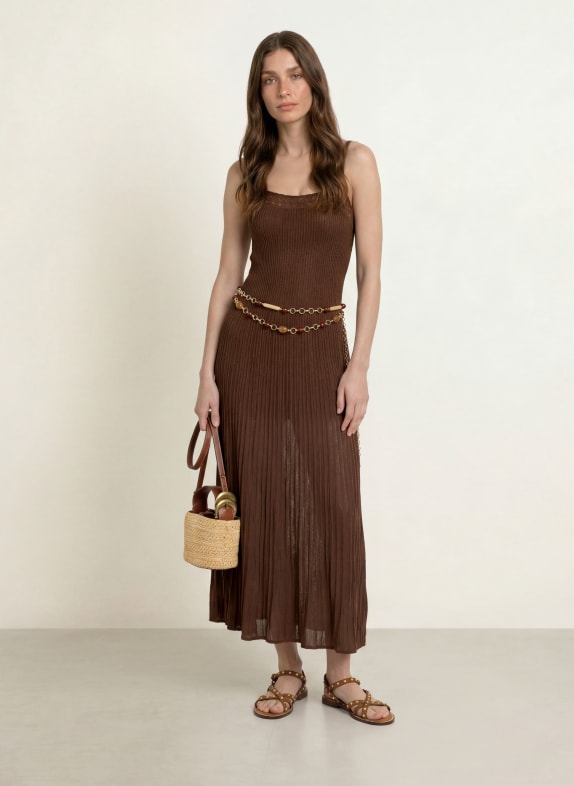 ba&sh Strickkleid NOTO BRAUN