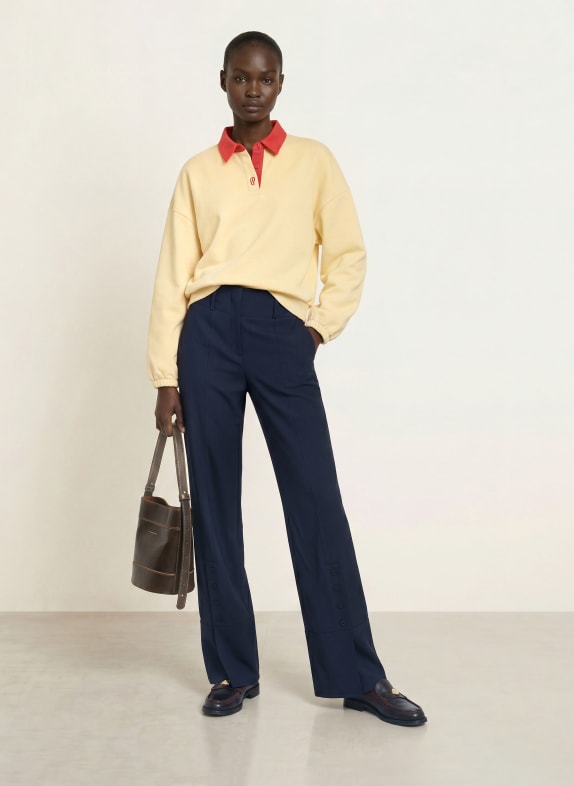 CLAUDIE PIERLOT Marlenehose DUNKELBLAU