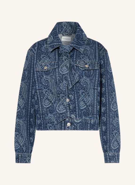 CLAUDIE PIERLOT Jeansjacke D020 NAVY PRINT