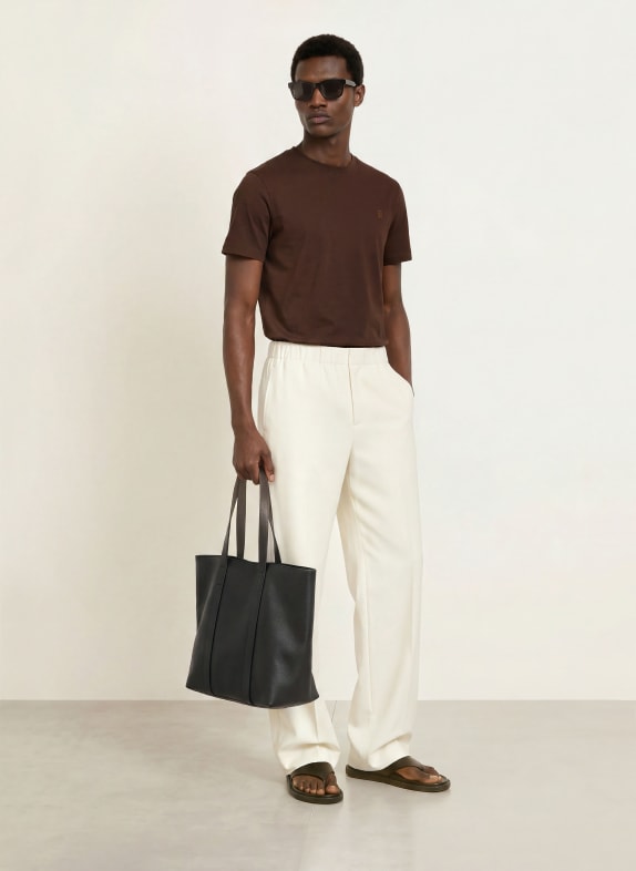 SANDRO T-Shirt DUNKELBRAUN