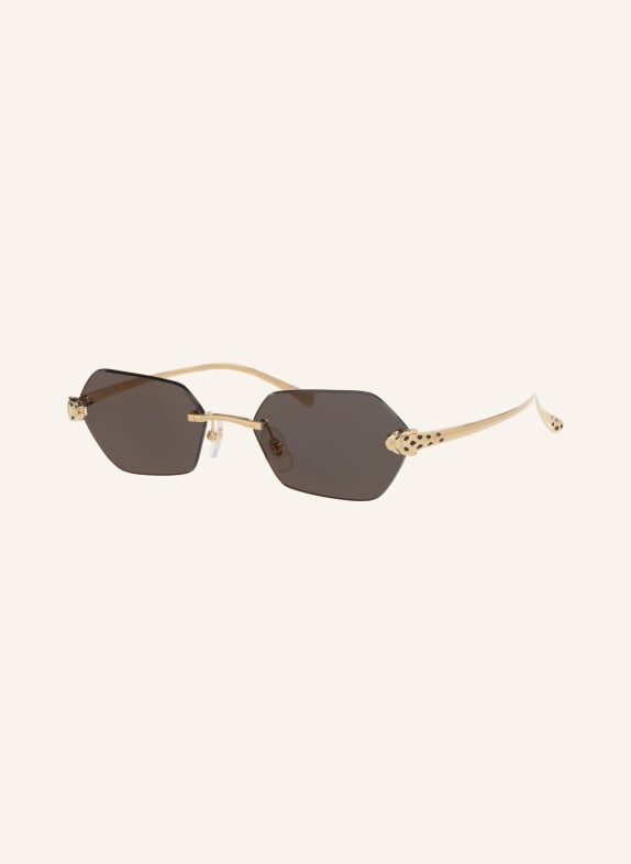 Cartier Sonnenbrille 6L001922 GOLD/ DUNKELGRAU