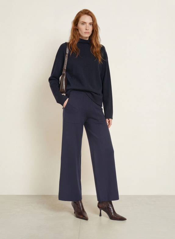 SPORTALM Strickhose DUNKELBLAU