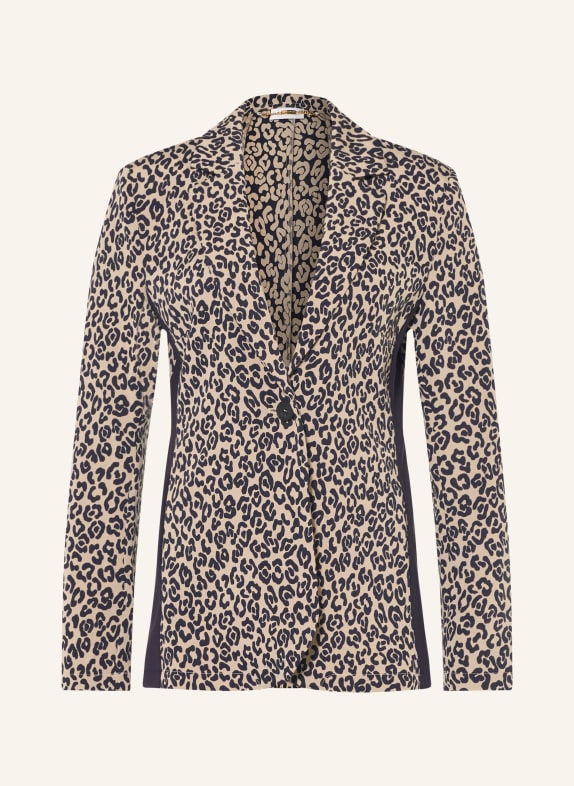 SPORTALM Blazer im Materialmix BEIGE / SCHWARZ