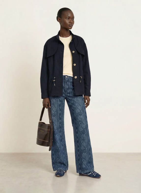 CLAUDIE PIERLOT Trench-Jacke DUNKELBLAU