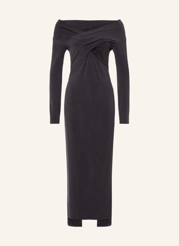 ALLSAINTS Robe en jersey DELTA GRIS FONCÉ