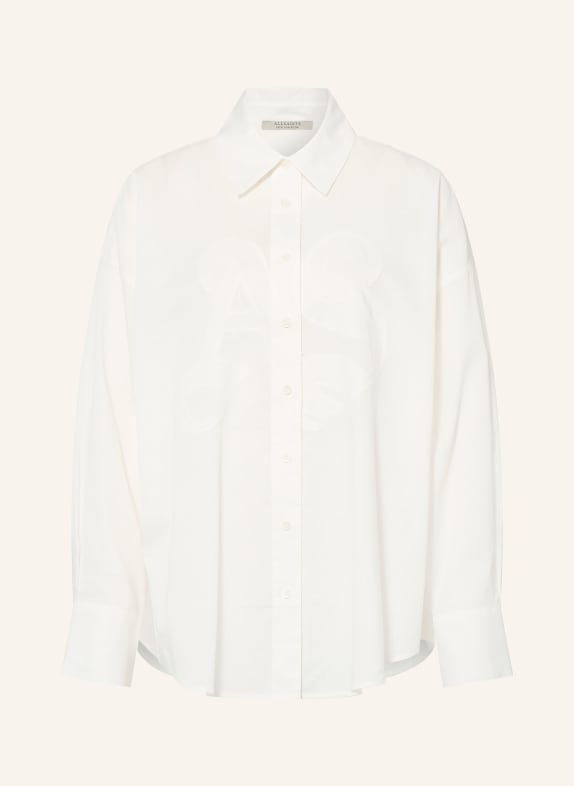 ALLSAINTS Hemdbluse SPARROW mit Leinen WEISS