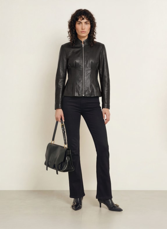 ALLSAINTS Veste en cuir CLO NOIR