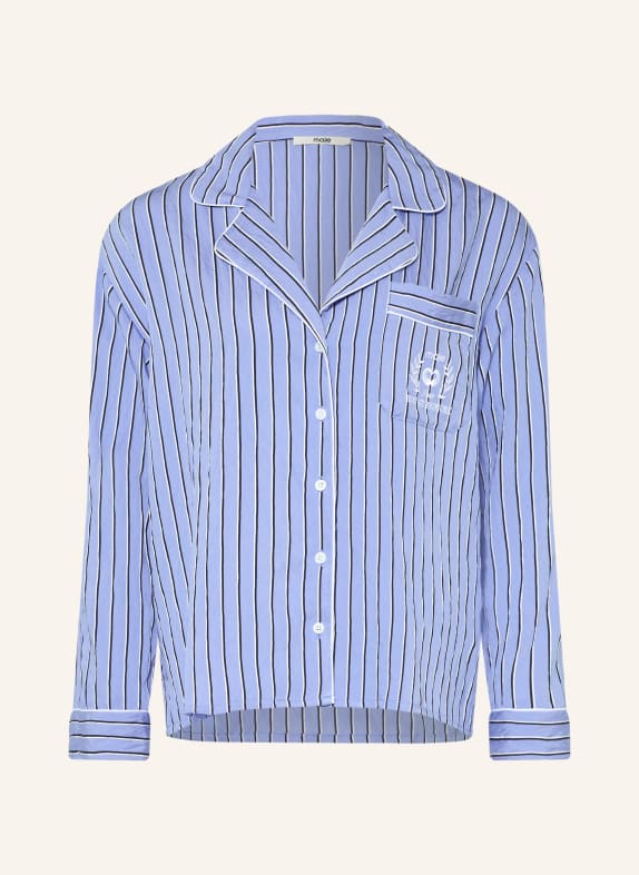 maje Bluse HELLBLAU / DUNKELBLAU / WEISS