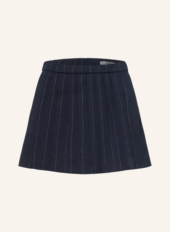 maje Skort mit Glitzergarn DUNKELBLAU